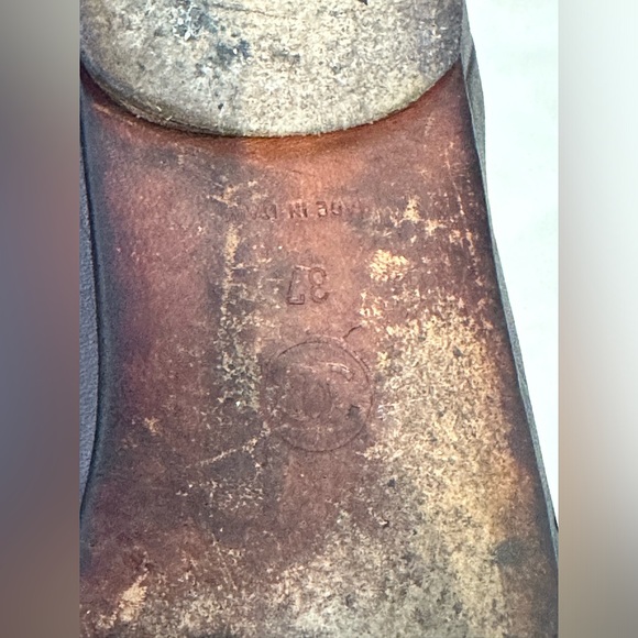 Vintage Chanel Brown Ballet Flats - sz 37 - Picture 4 of 11